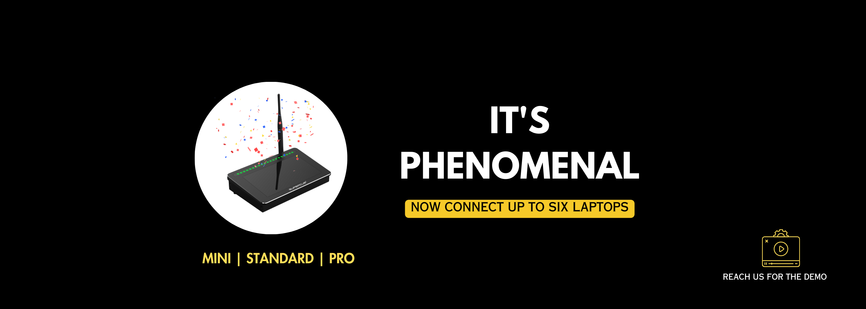 Perfect Cue system and Super Cue are the top Presentation equiments