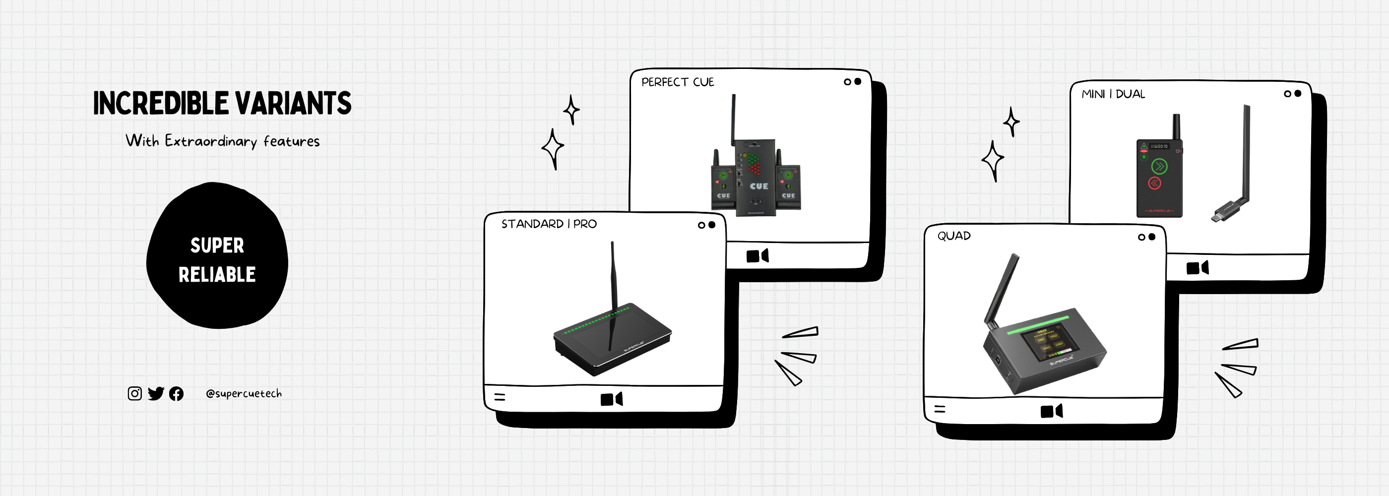 supercue clickers perfect cue commander cue system timer for lights